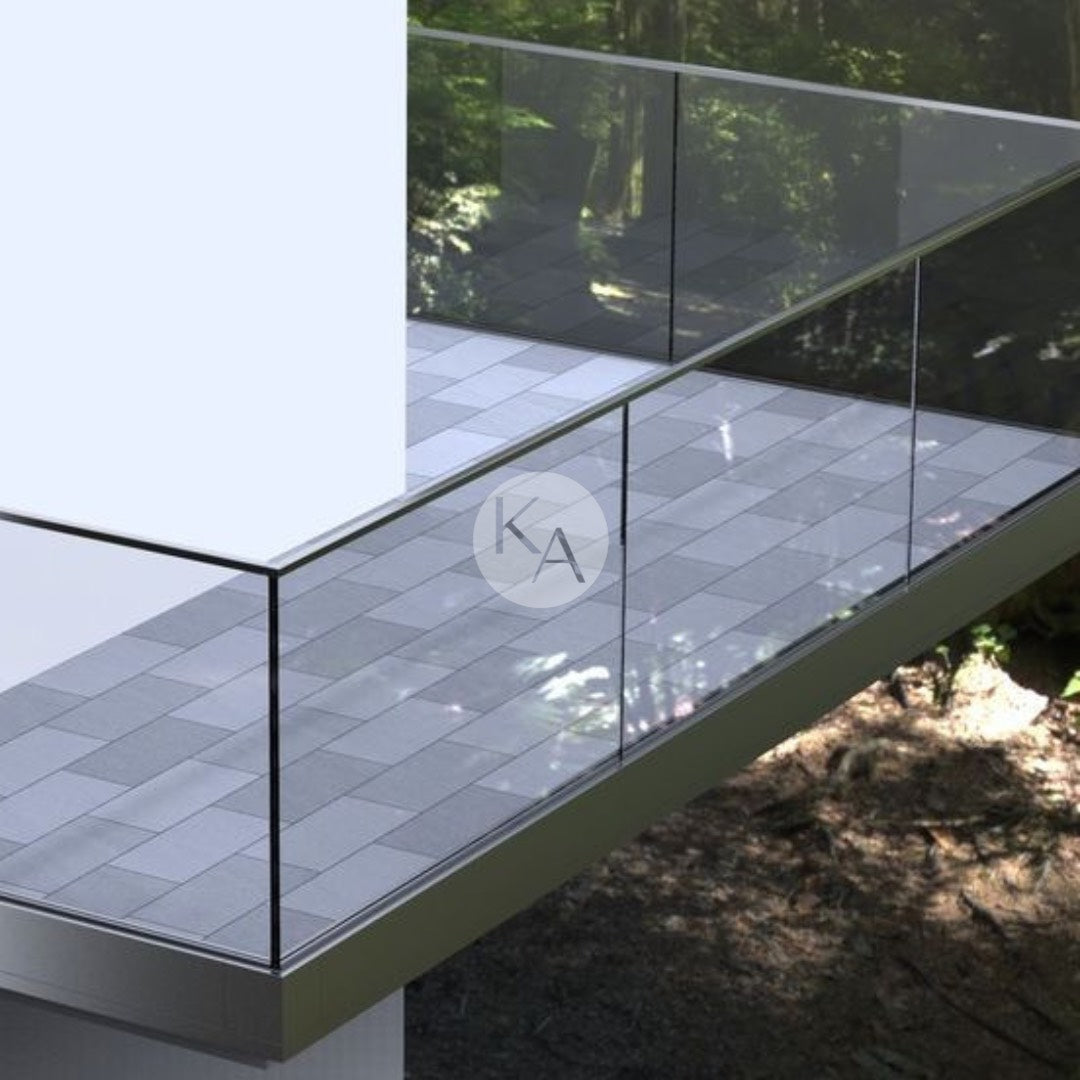 Aluminium Railing Section ( top/ bottom )